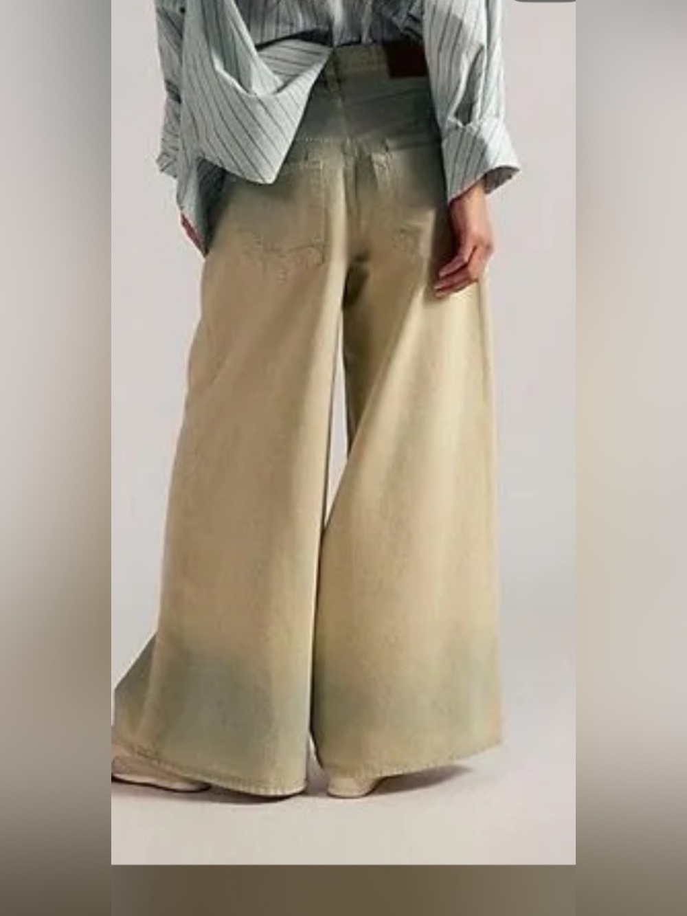 We The Free Give & Take Extra Baggy & Wide Leg NWT Size 31 - Picture 2 of 8